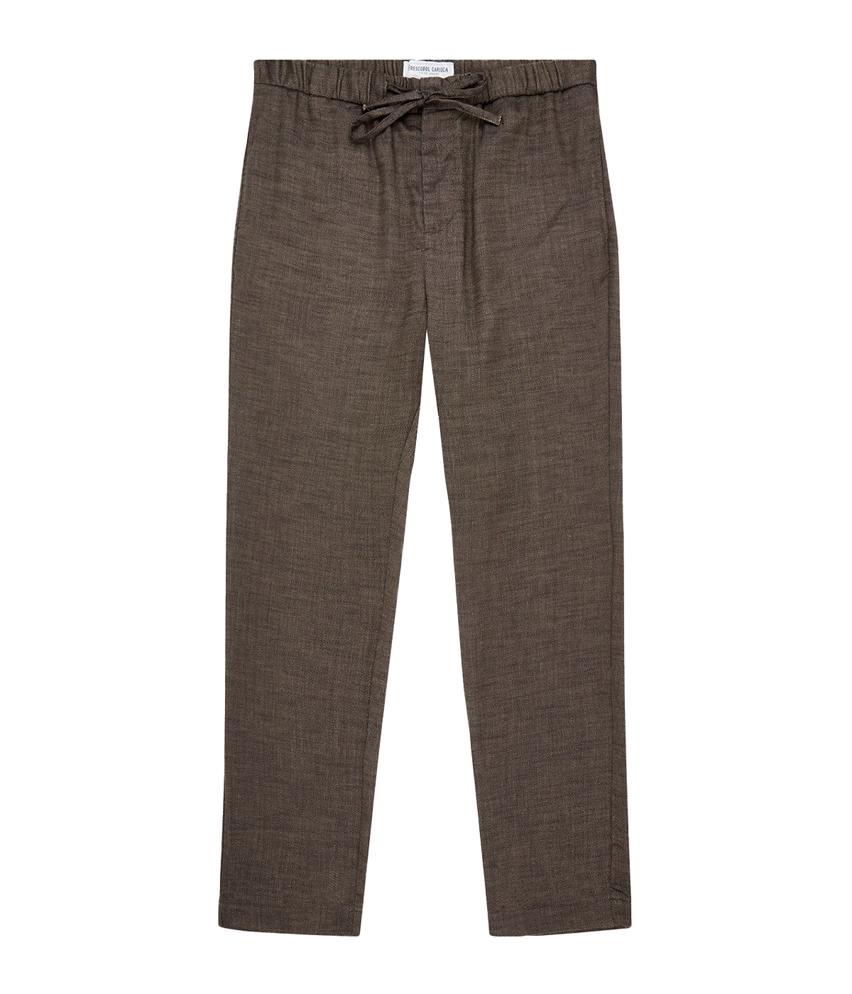 Oscar Linen Chinos in Dark Oat