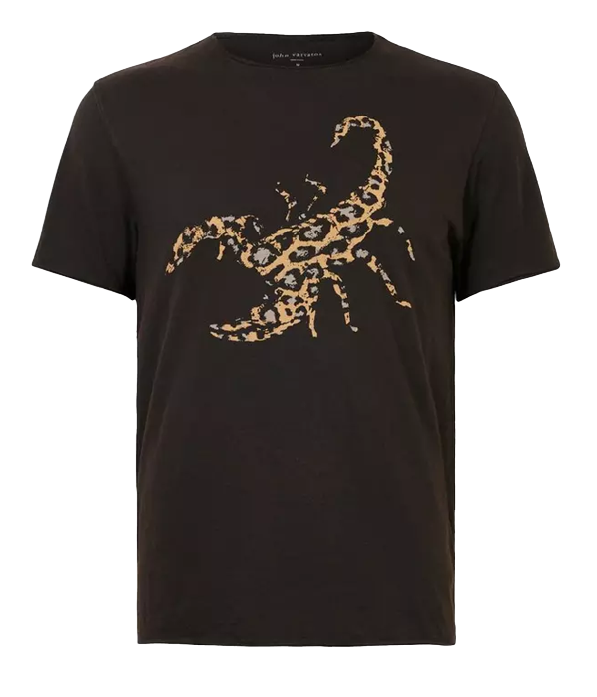Scorpion Raw Edge T-Shirt in Black