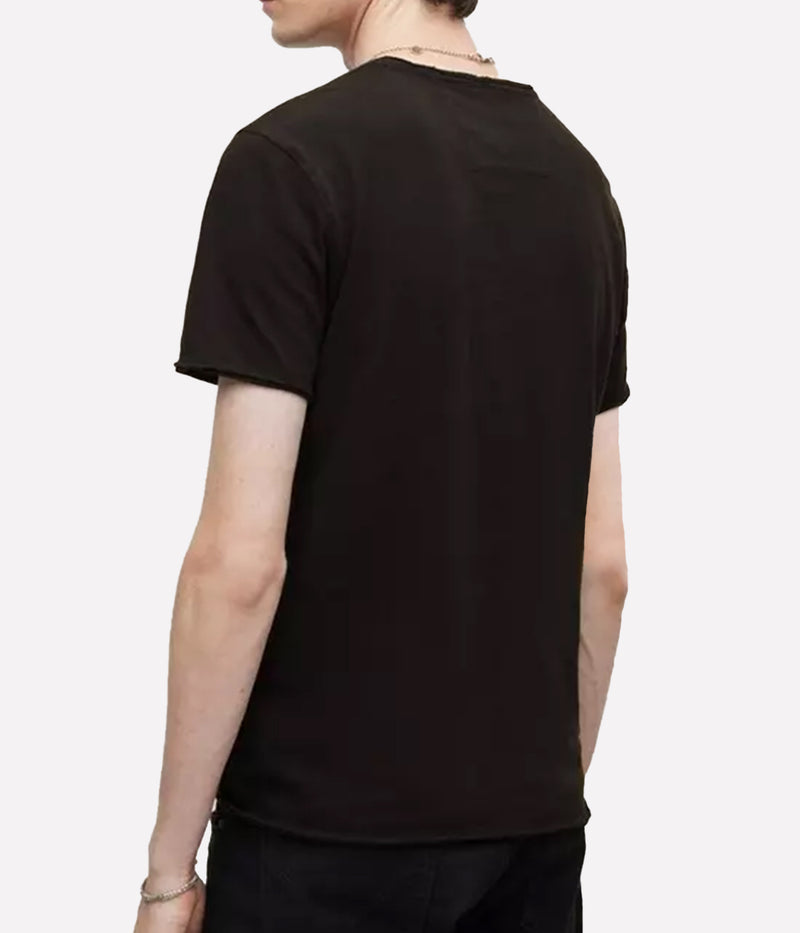 Scorpion Raw Edge T-Shirt in Black