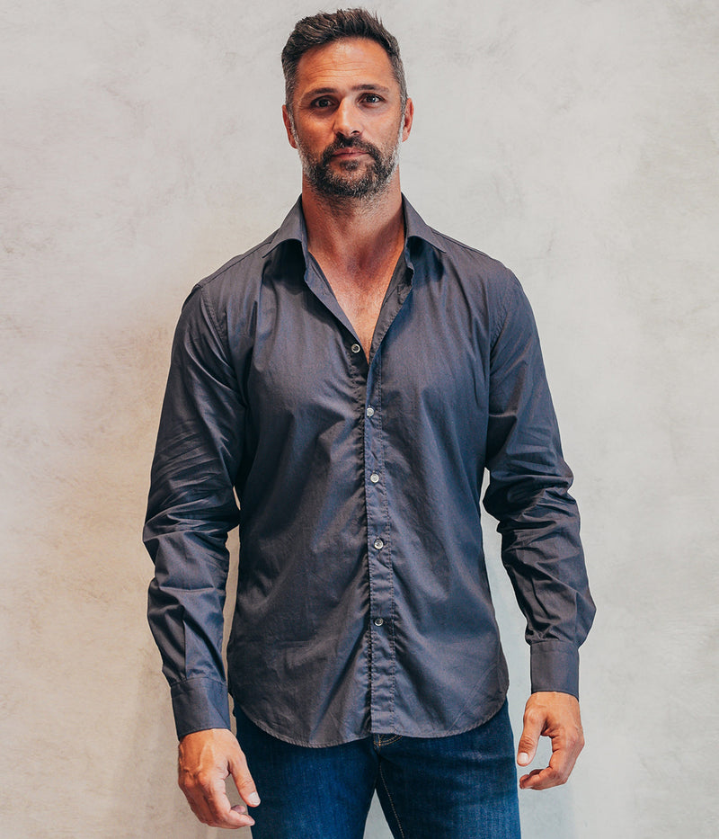 Slim Fit Shirt in Grey