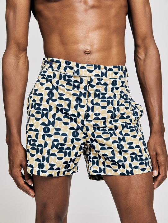 Trunks Tailored Short Fragment in Slate Blue Nactarine